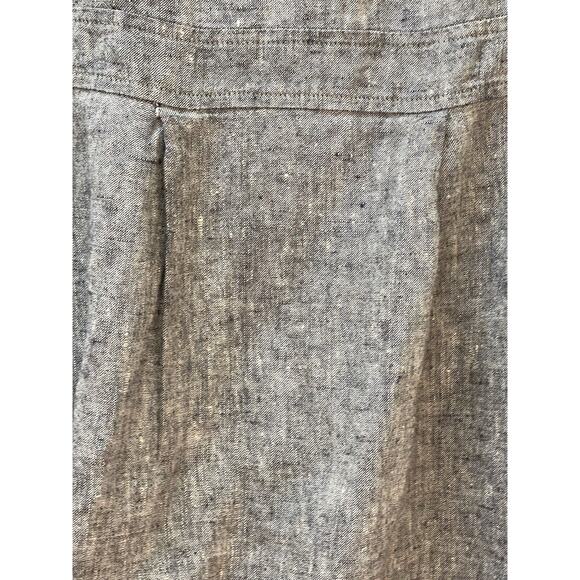 FLAX Oversized Button Down Linen Blazer Jacket Pockets‎ Lagenlook Size Medium - Picture 10 of 13